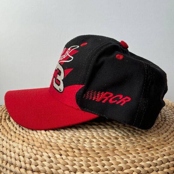 VINTAGE Dale Earnhardt 1990s Logo Athletic Sharktooth Cap Snapback Hat Nascar 3 - Picture 2 of 8